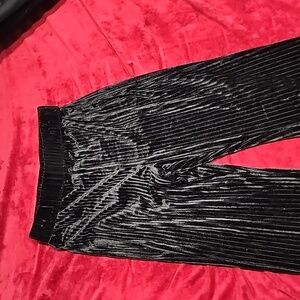 Black flared leg pants gothic